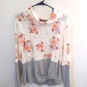 Cowl neck sweater